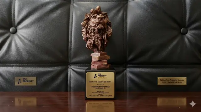 Best Land Selling Company trophy