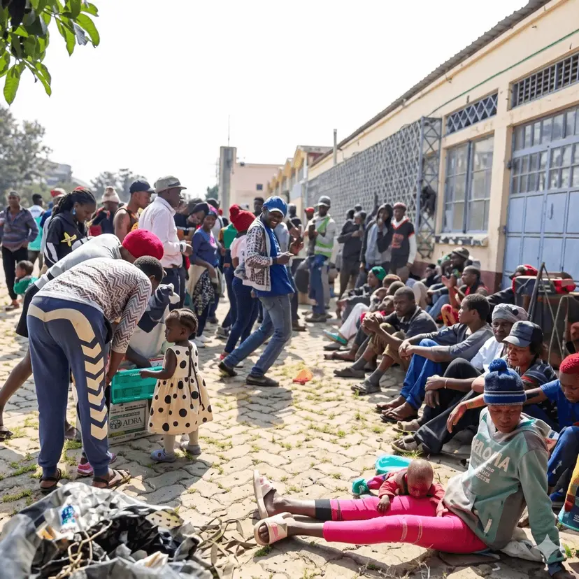 Families receiving meals