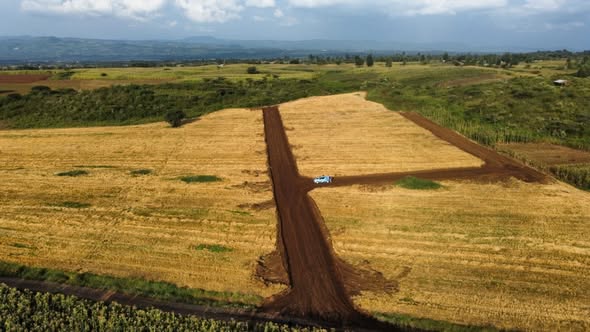 Bahati Greens – road through plot
